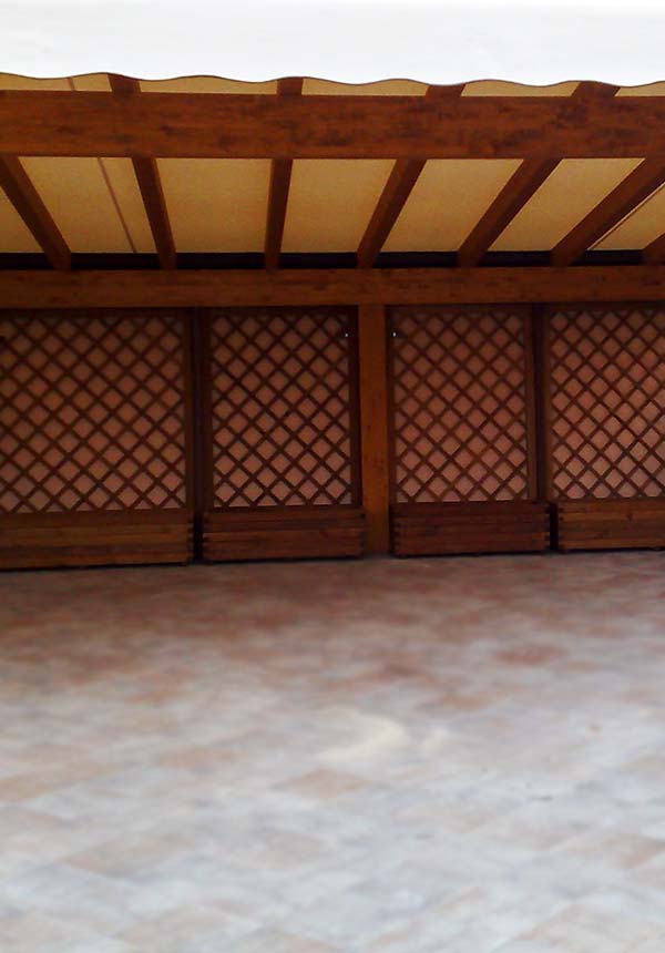 Coperture per esterno in legno