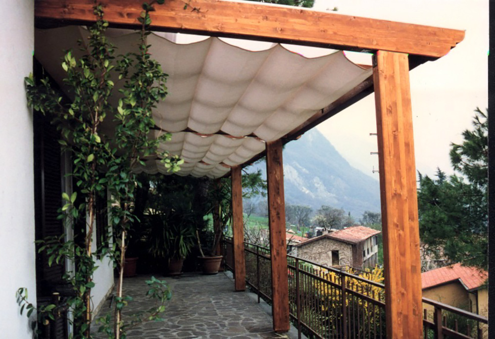 Pergole e pergolati in legno lamellare tendasol Gazebo legno lamellare
